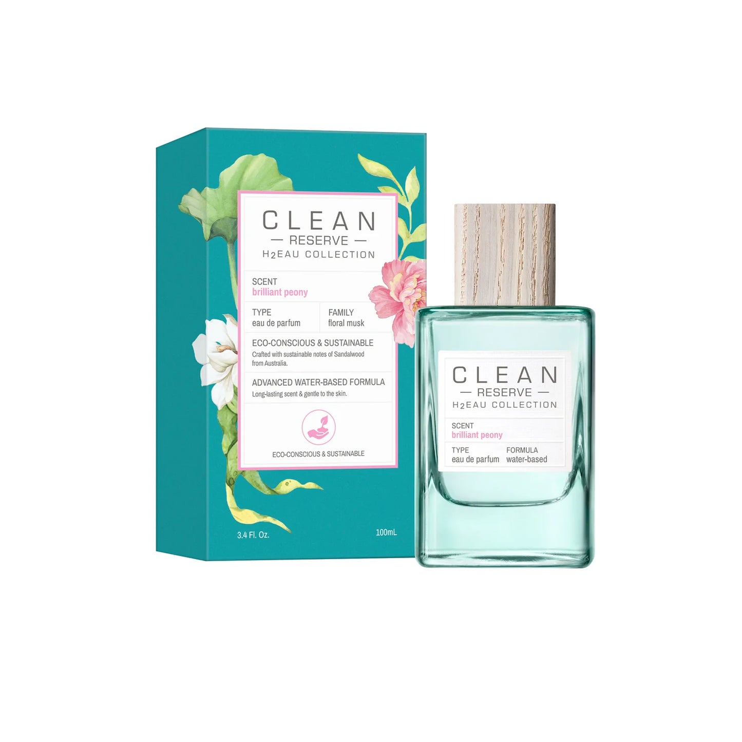 CLEAN RESERVE H2EAU BRILLANT PEONY 100ML