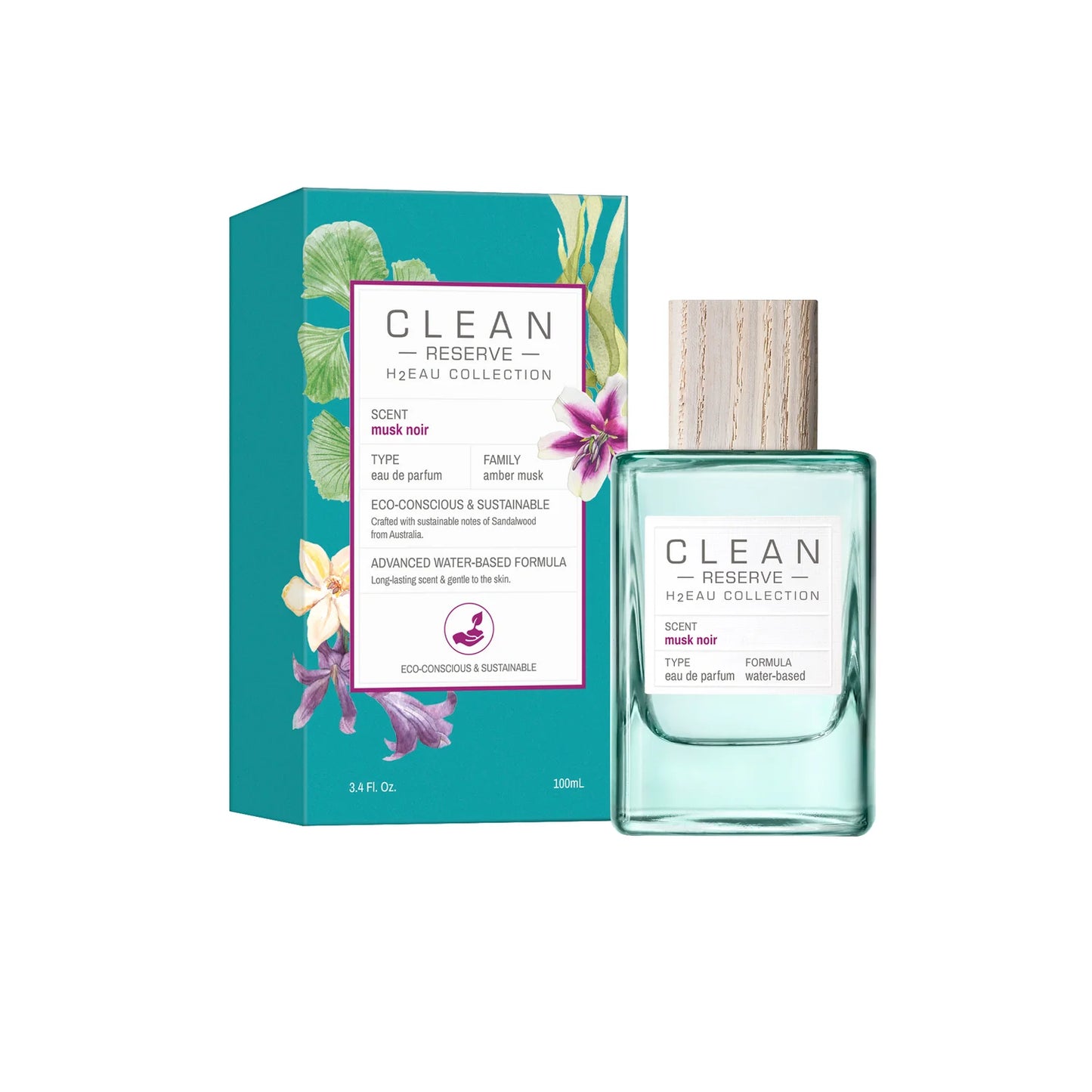 CLEAN RESERVE H2EAU MUSK NOIR 100ML