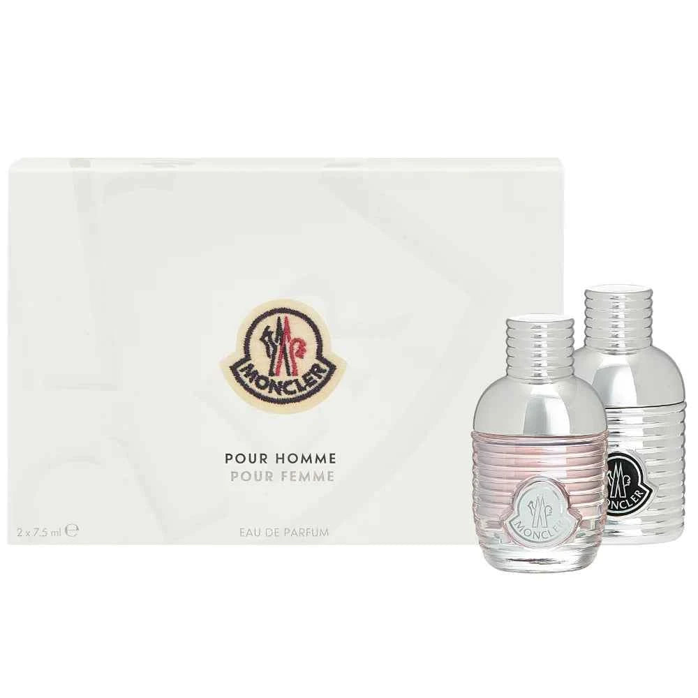 MONCLER DUO POUR HOMME ET POUR FEMME 7.5ML DUO SET